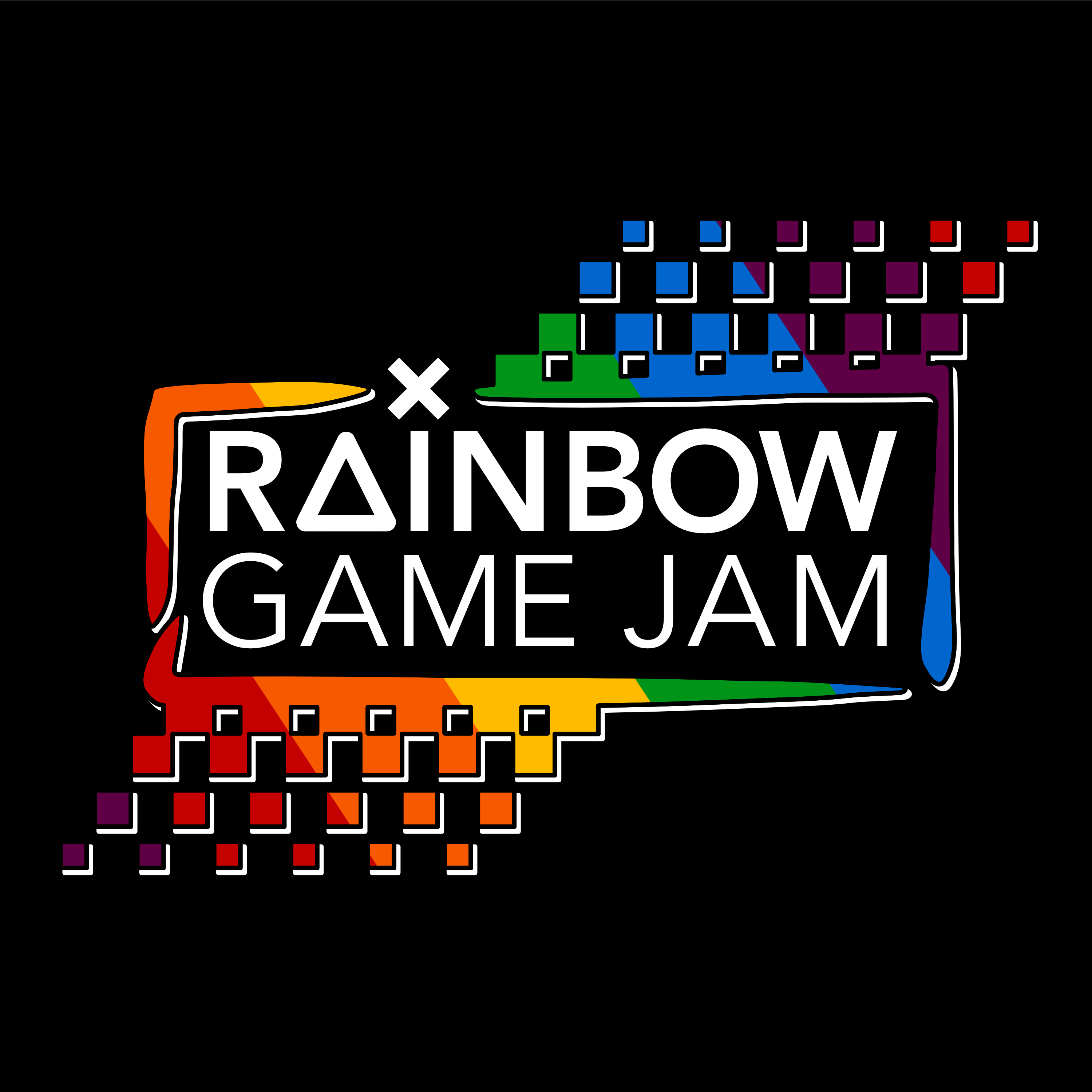 Logo for Rainbow Game Jam